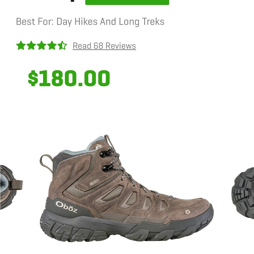 Oboz Women's Brown Athletic Hiking Shoes